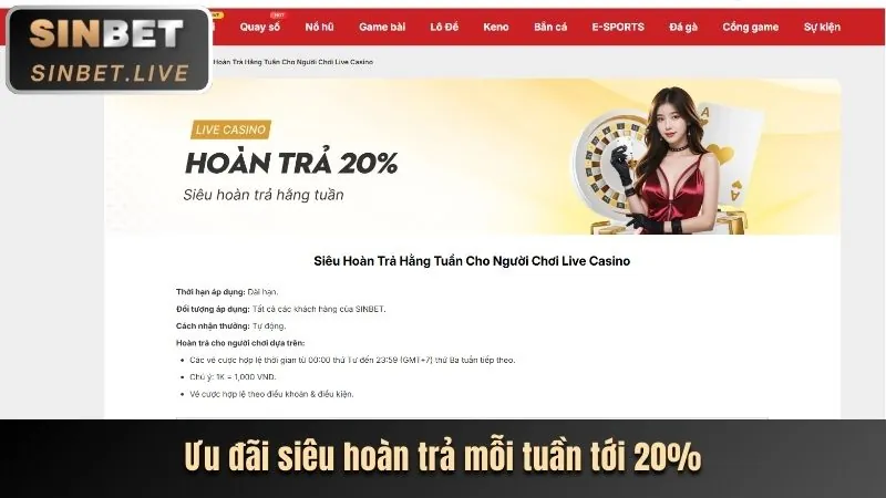 Ưu đãi đặc biệt Sun Win